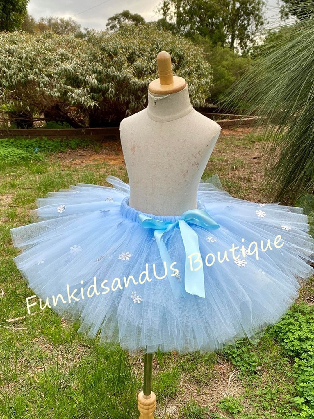 Light Blue Skirt Light Blue Tutu Snow Tutu Skirt First Birthday Etsy