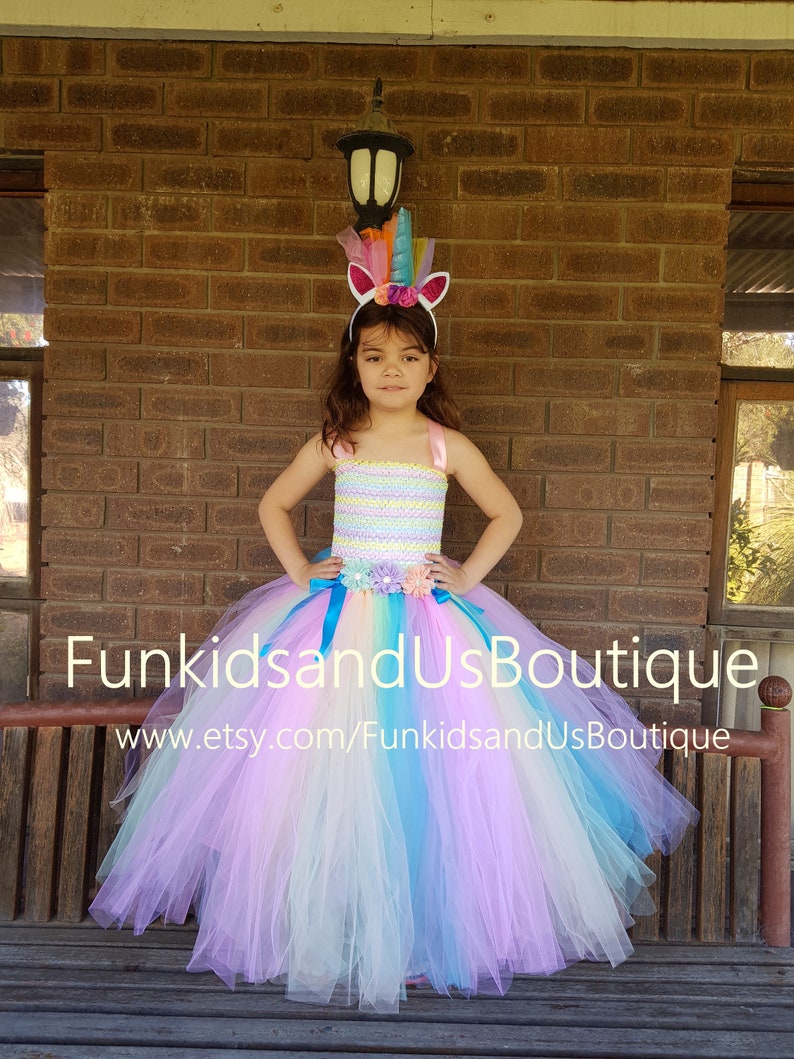 Unicorn Tutu Pastel Unicorn Tutu Dress Unicorn Birthday Etsy Australia