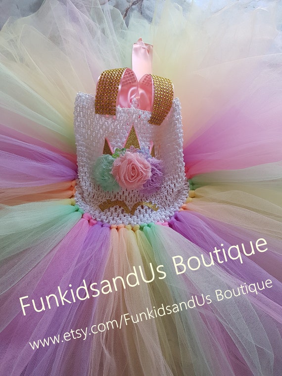 pastel unicorn dress