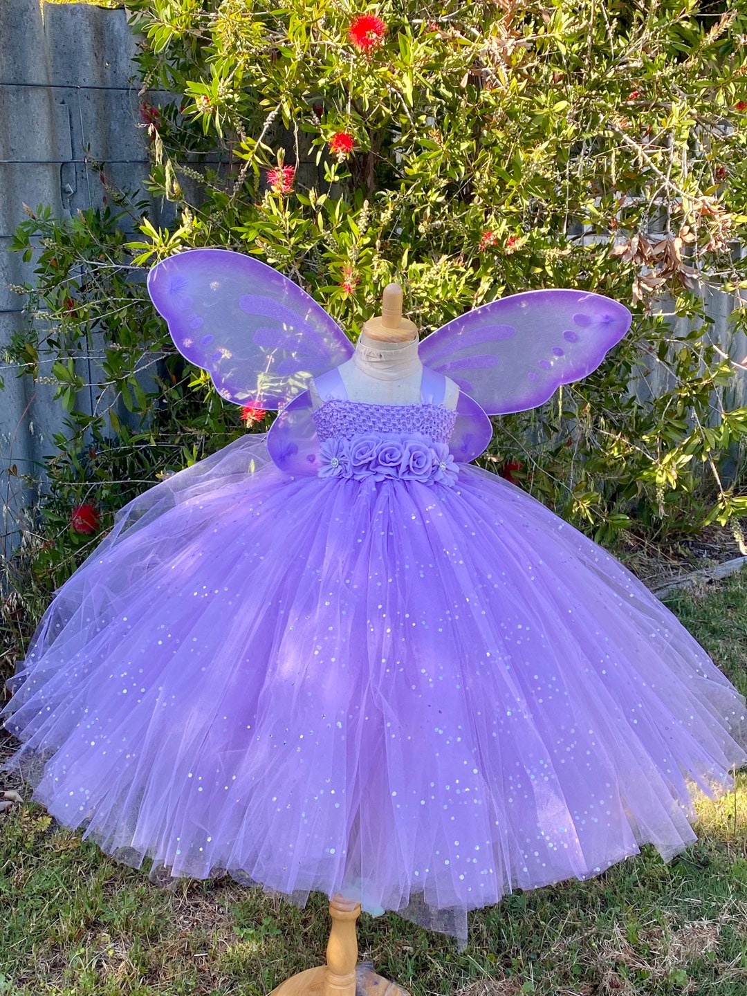 Lavender Shimmer Tutu Dress