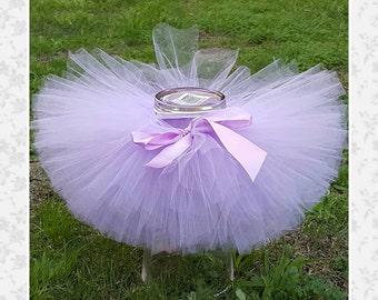 Lavender fluffy tutu skirt- Baby Tutu, Toddler Tutu, Girl Skirt, Photo Prop Set, Infant tutu