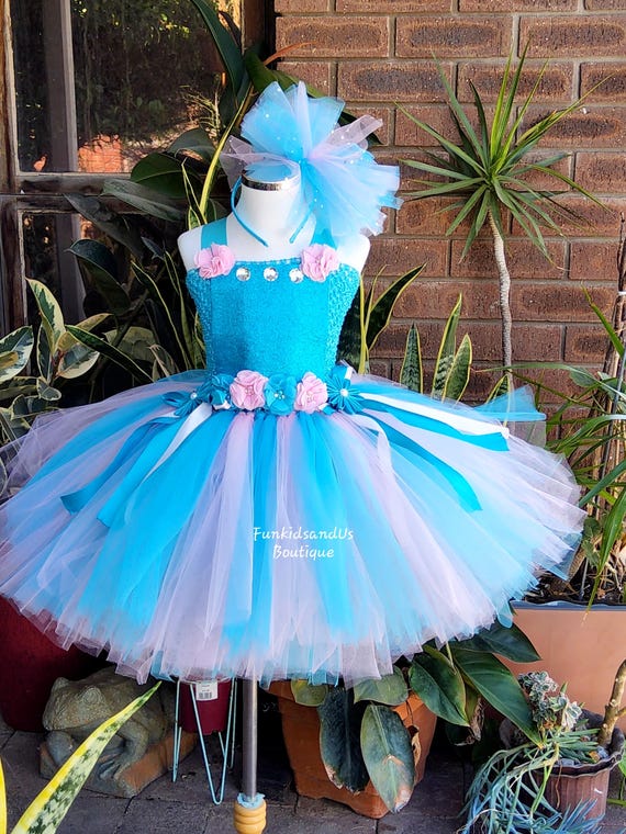 pink and blue tutu dress Blues Clues Toddler Girl Birthday Outfit Tutu Set, Blues Birthday Outfit 2T main image 0