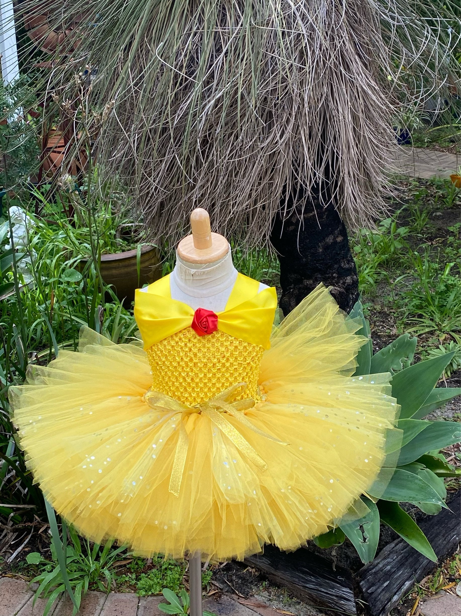 Vestido Amarillo Brillante Tutu - Vestido princesa