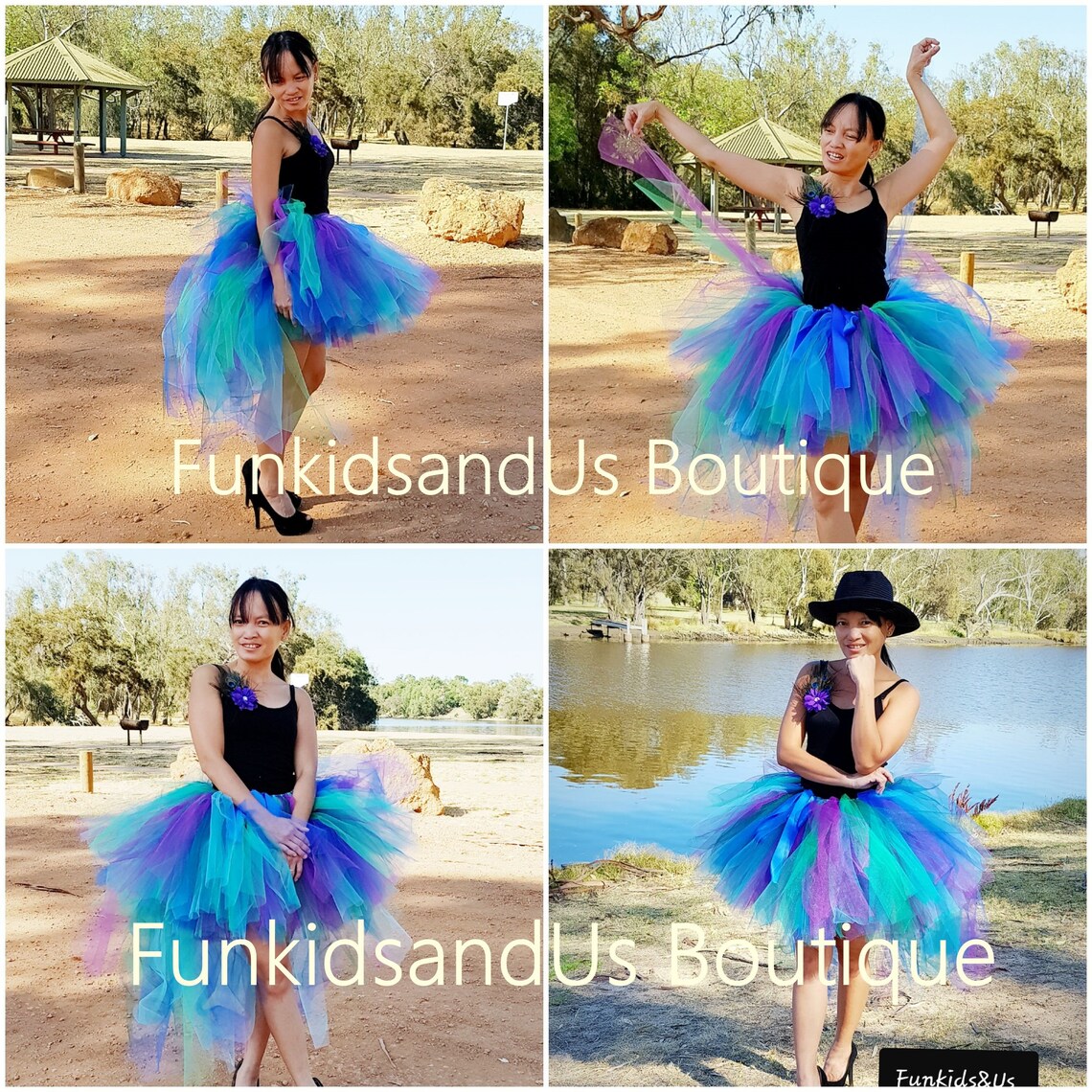 Adult Peacock Tutu Skirt Peacock Bustle Tutu Teen Ladies Etsy Australia
