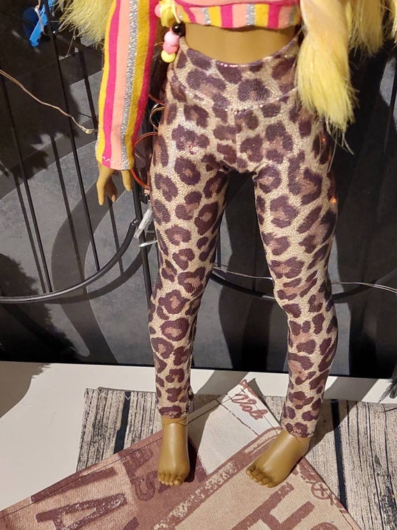MSD Jeans Leggings Leo Glitter Spandex 