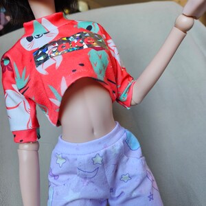 SD sd13 sd10 t-shirt jackalope holo kawaii t-shirt trui shirt sweatshirt voor 1/3 SD bjd dollfie, smartdoll smd
