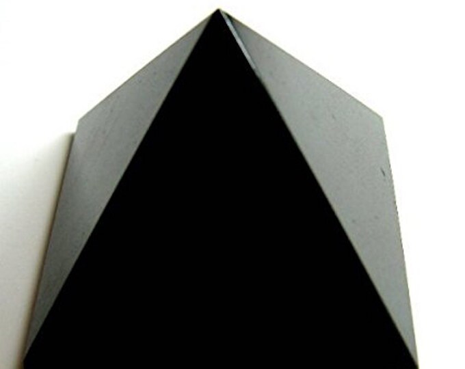 Black Onyx Pyramid, Crystal Pyramid, Energized, Charged, Root Chakra Balancing, Healing Crystal Pyramid