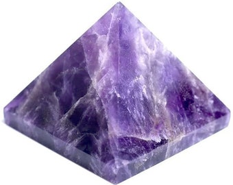 Amethyst Pyramid, Crystal Pyramid, Energized, Charged, Spirituality, Relaxation, Sleep Aid, Crown Chakra