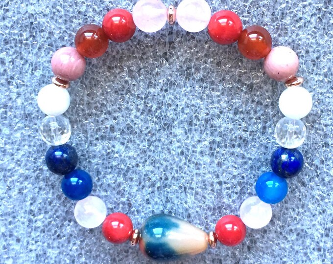 TAURUS Healing Crystal Chakra Bracelet for Women Men, 12 Zodiac Signs Bracelet, Constellations Bracelet, Bead Bracelet, Beaded Bracelet