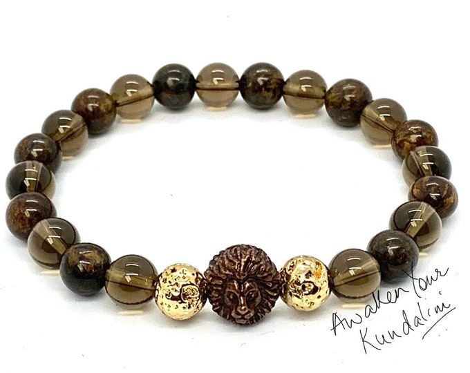 AAA Smokey Quartz bracelet - smokey quartz jewelry - elastic bracelet - healing crystal bracelet - chakra stones - 8mm smoky quartz beads