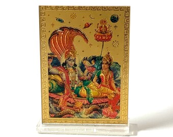 Sri Vishnu ji and Goddess Lakshmi Small Acrylic Photo FrameChristmas