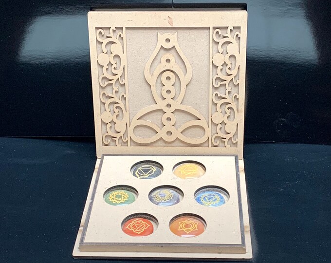 7 Chakra Stones Kit, Seven Chakra Healing Crystal Stones Set