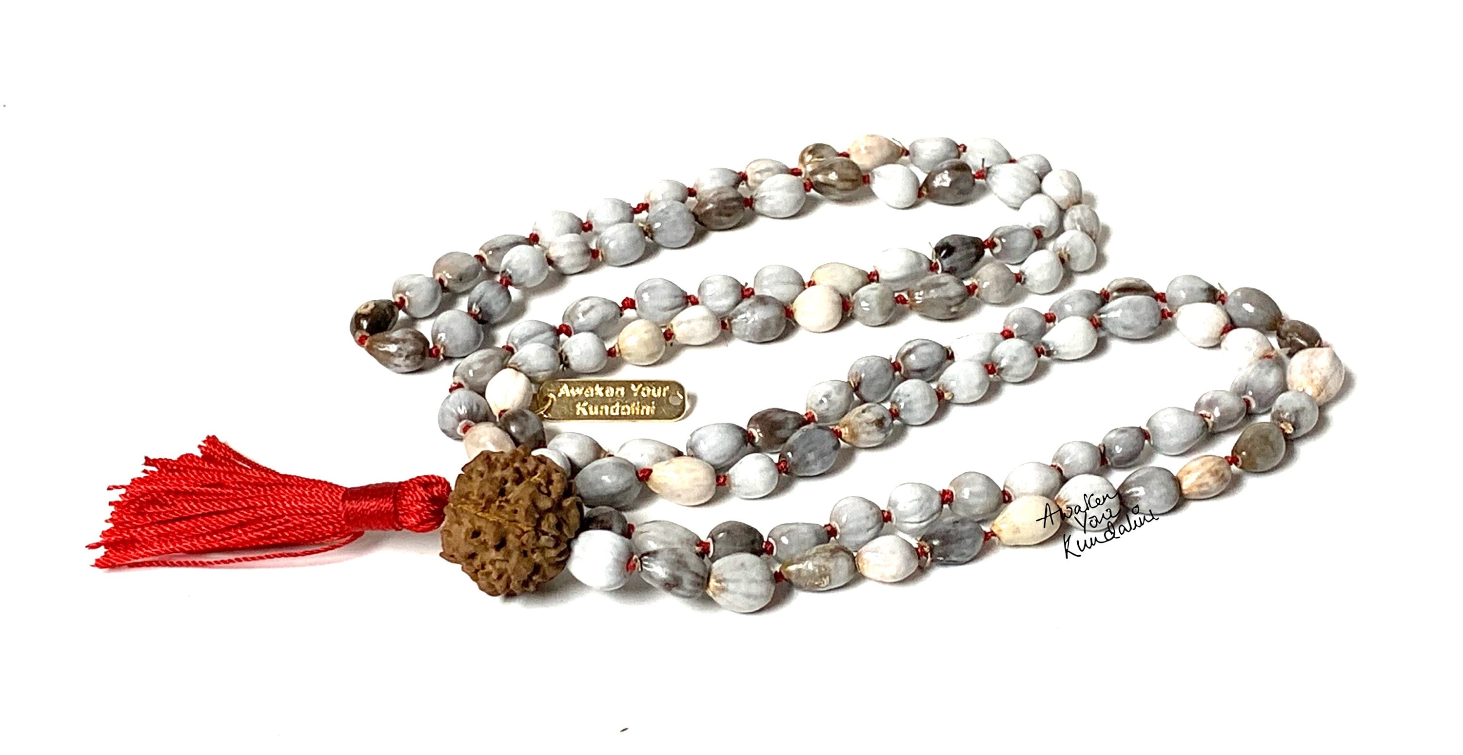 Vaijayanti Mala Beads Necklace, Vaijanti seeds beads 108 India