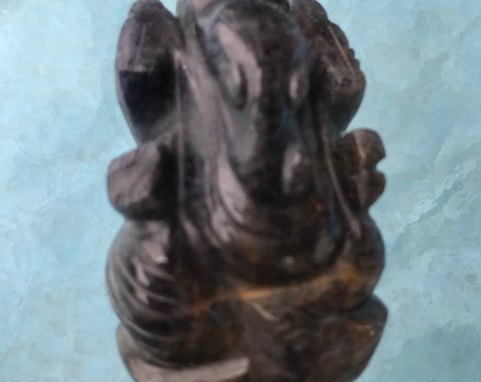 Hand carved Garnet Stone Lord Ganesh Statue Idol Of Lord Ganesh Natural Garnet Carved Ganesha Handmade Ganesh Gemstone SculptureChristmas