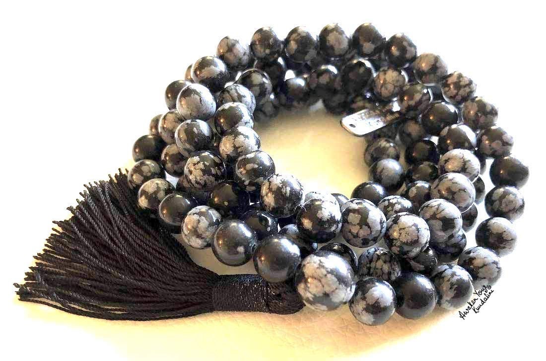 Black Obsidian 10 mm Round Loose Beads for Jewelery Making Bracelet,  Necklace / Mala