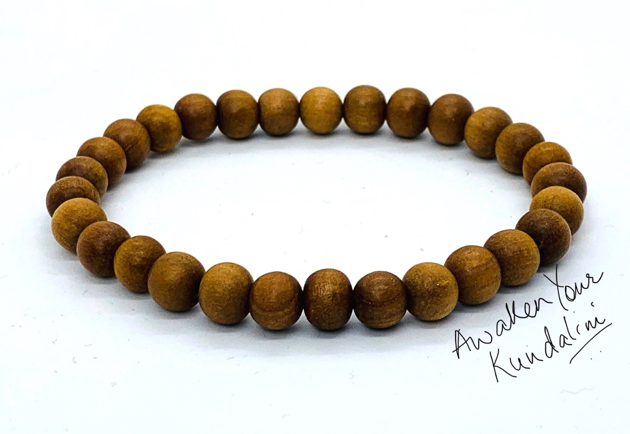 Sandalwood bracelet Wood Bead Bracelet, Wood Bracelet Men, Wooden Bracelet  Men, Wooden Bracelet Men, Manly Gift Mens Gift, Mens Beaded Brace