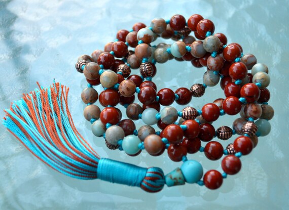 Terra tassel 2024 red necklace