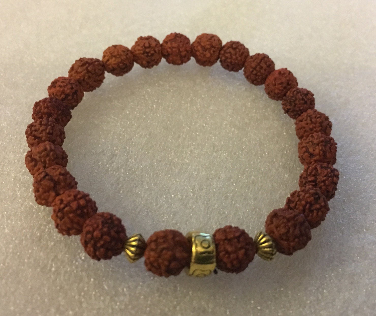 Handmade Rudraksha Mala Beads Bracelet, Small Shiva Tears: Genuine  Rudraksha Beads, Rudrakash Bracelet, Natural Indian Rudraksha Jewelry