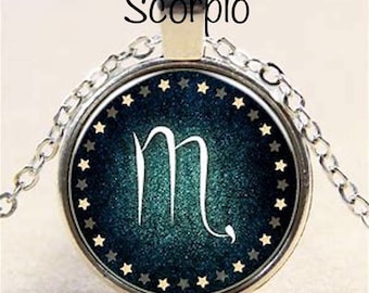 Scorpio necklace gold Zodiac jewelry Astrology necklace Zodiac pendant necklace Scorpio jewelry Valentine's day gifts for her Horoscope neck