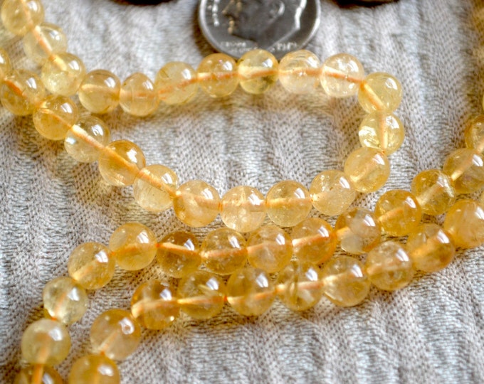 Energized Citrine mala beads necklace japa mala tassel necklace gemstone citrine jewelry spiritual yellow mala diffuser necklace for women