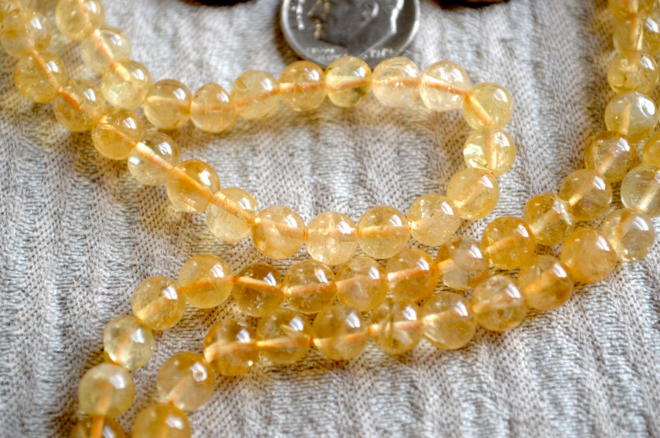 Yelllow Citrine Mala Beads DIY Mala Kit for Success - MeraKalpa Malas