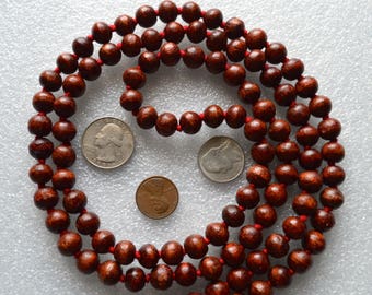 Rare 10mm Bodhi Buddha Prayer Beads Hand Knotted Mala Necklace - Energized Karma Nirvana Meditation 108 Beads For Awakening Chakra Kundalini
