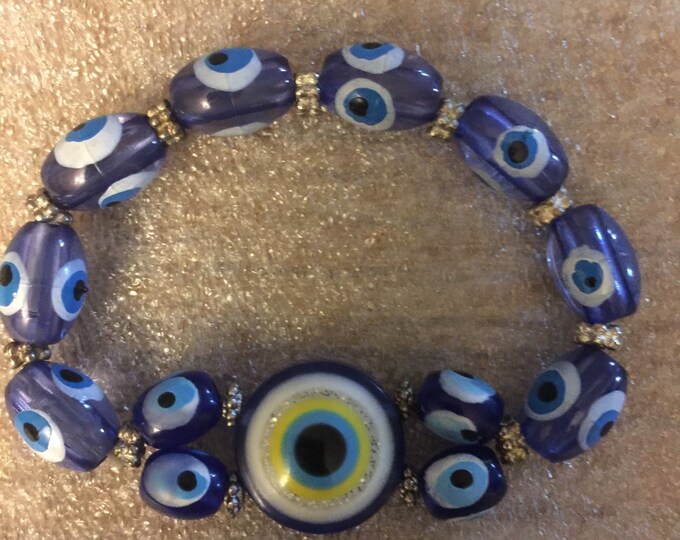 Cyber Monday Sale Eye bracelet-Protection symbols, power stonesChristmas
