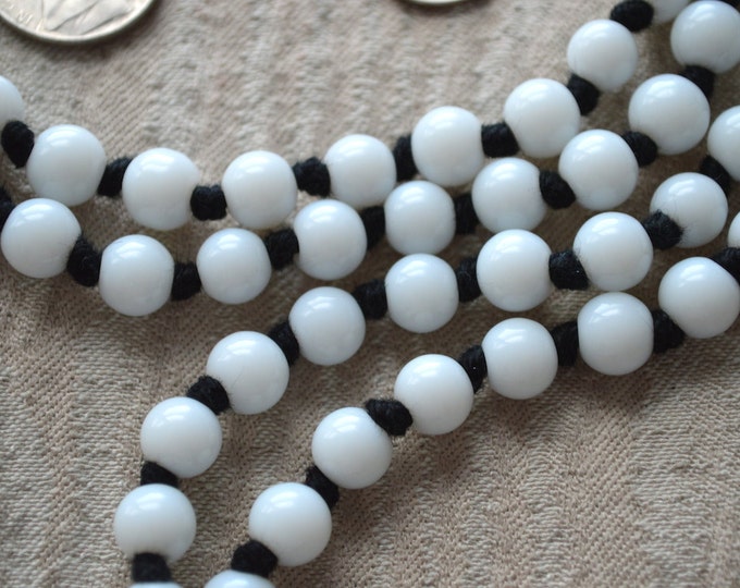 108 Beads Prayer Mala Necklace Natural White Jade Bracelet, Protection Healing Meditation Grounding Necklace