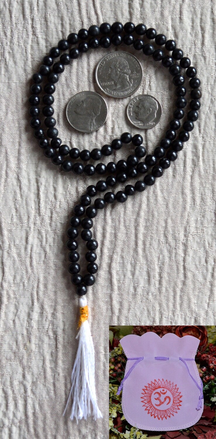 Black Onyx Mala Prayer Beads