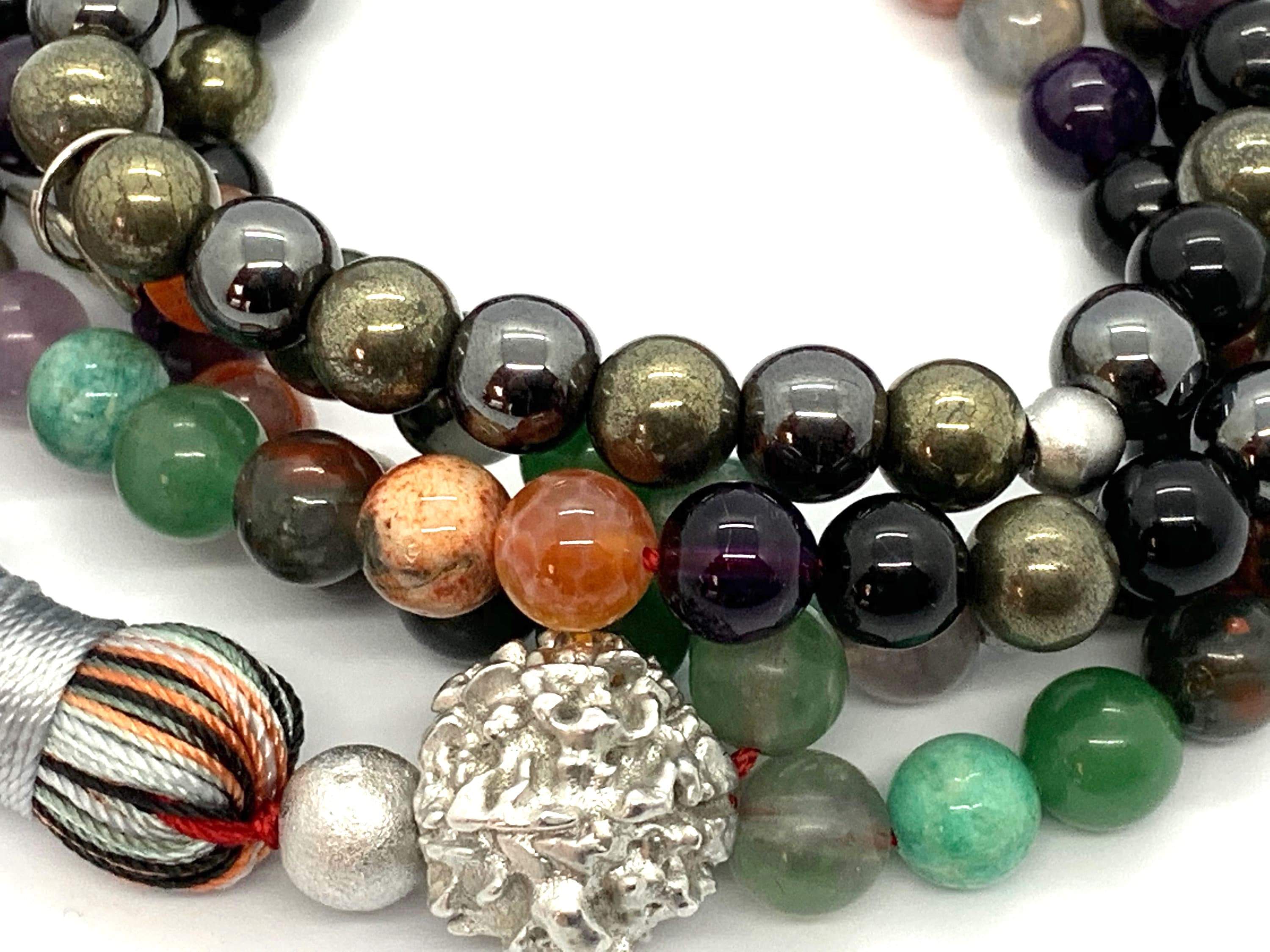 Crystal Mala Necklace- Powerful Healing Crystal Energy // Fiong Mma