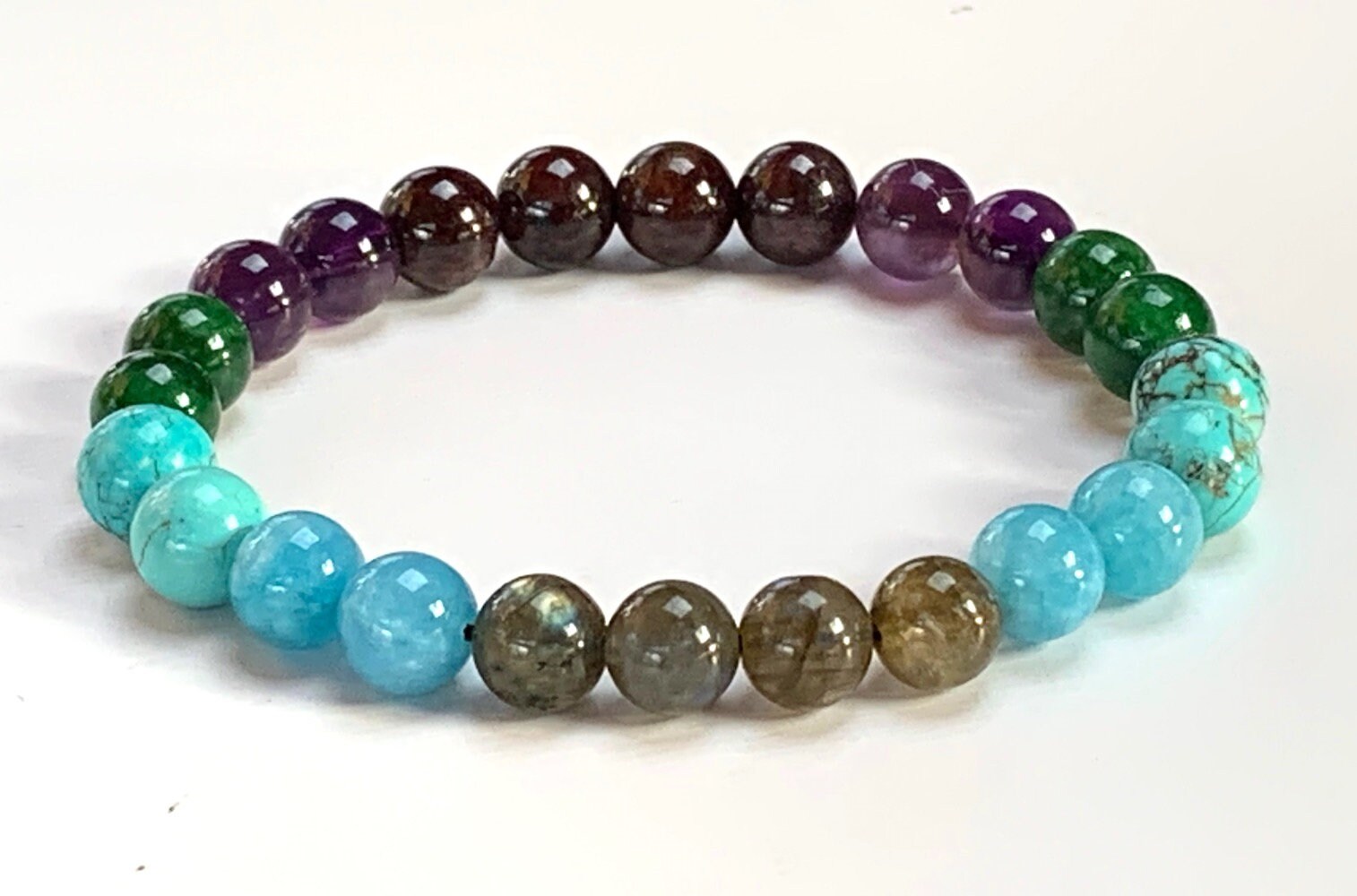 AQUARIUS Zodiac Crystal Bracelet Birthstone Bracelet 12 Zodiac