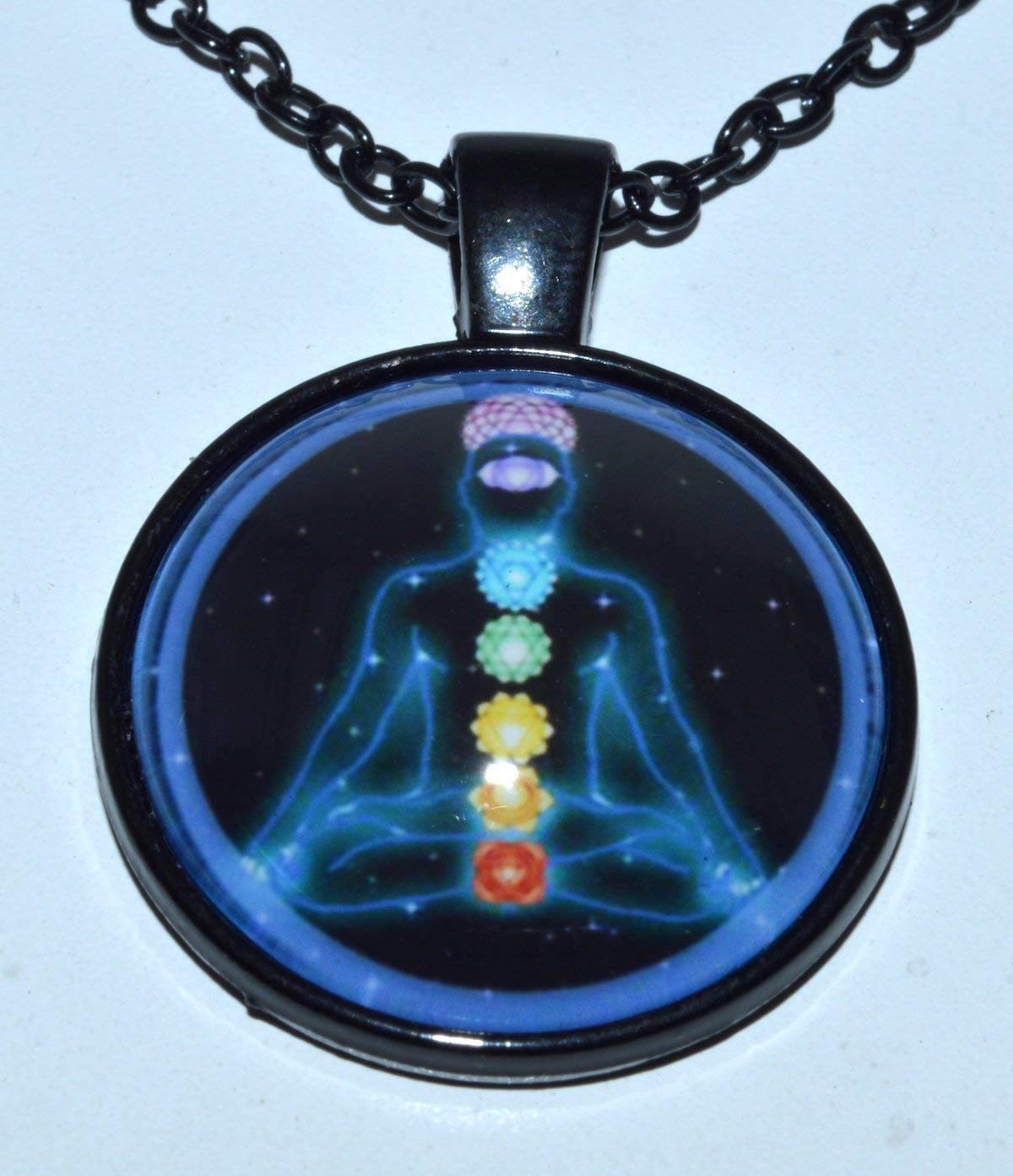 Chakra Crystals Necklace, Healing Necklace, 7 Chakra Pendant