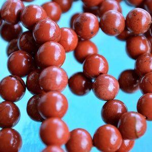 Root Chakra healing Red Jasper Mala beads Grounding, Stability, Physical need, Aids Sexual life, Security, Survival,Manifestation, Centering image 3