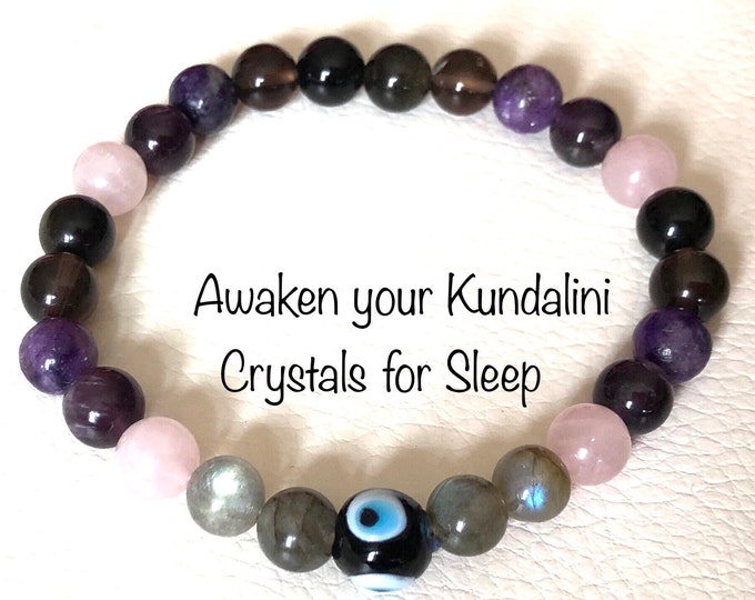 Sleep aid Bracelet || Healing Bracelet for Sleep || Insomnia bracelet  || Sleep Aid mala beads bracelet || Crystal healing bracelet for Slee