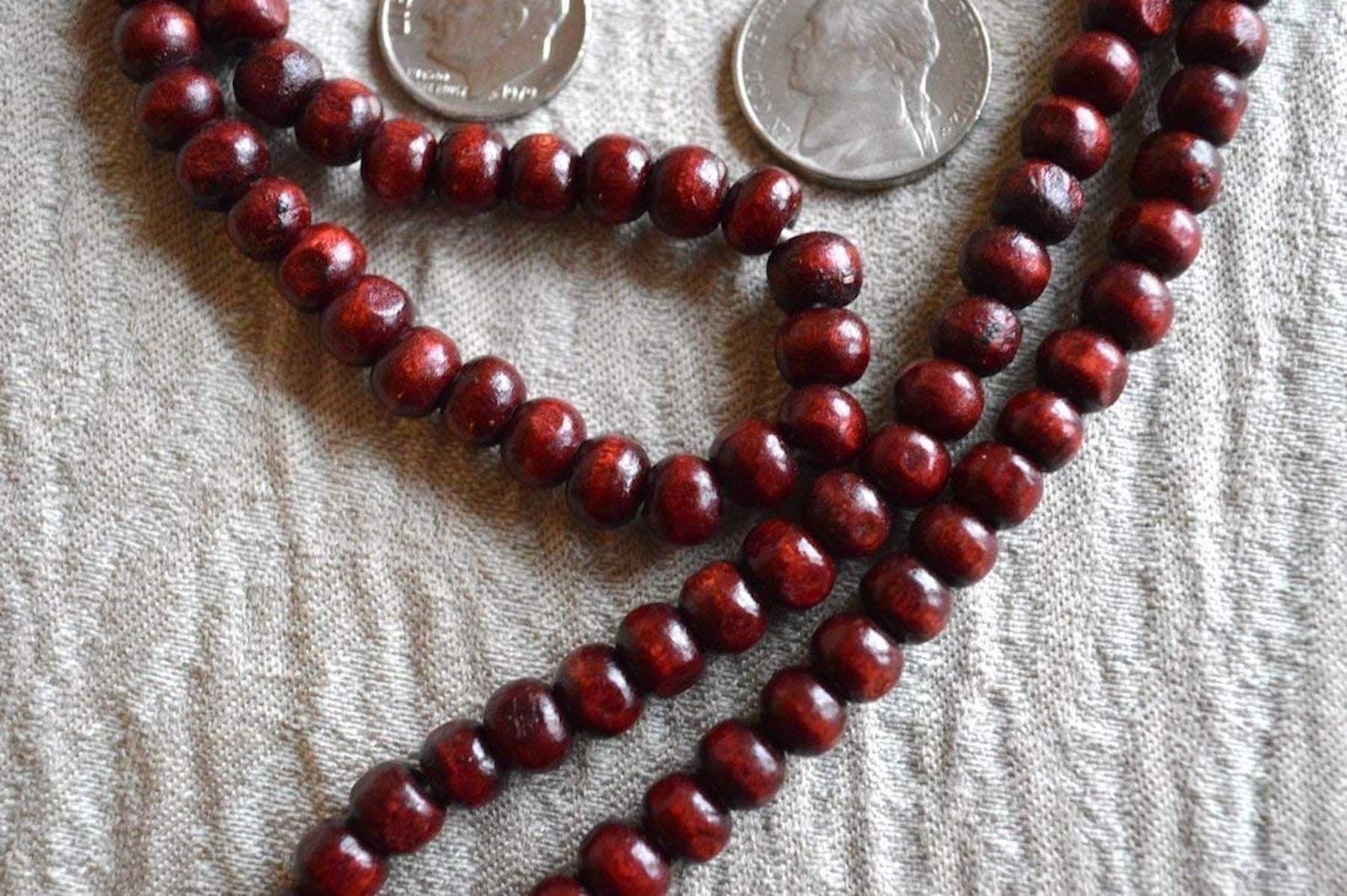 HARE RAM HARE KRISHNA CHANTING SET ~ Japa Mala Prayer Beads w/ Knotted  Rosewood ~ For Mantra Meditation, FOR AWAKENING CHAKRAS