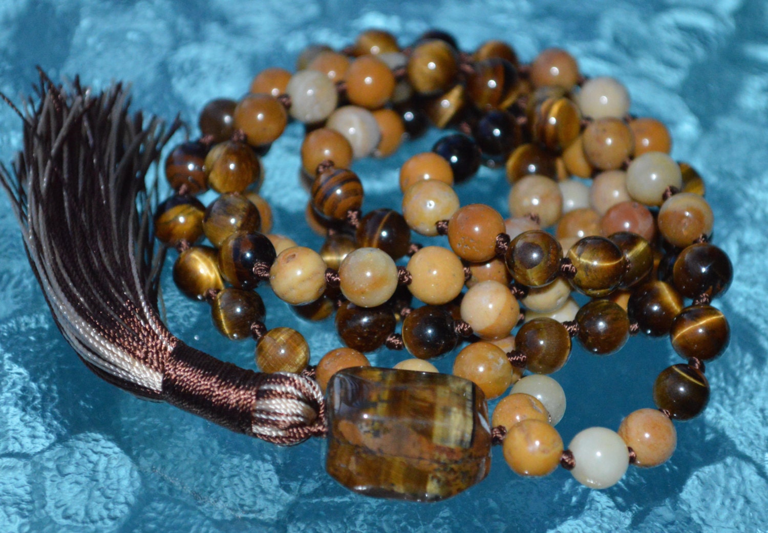 Blessed Tibetan Blue Tiger's Eye Bracelet - 100% Natural