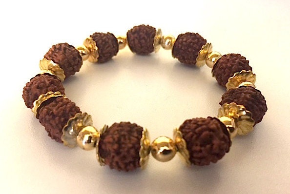 Rudraksha and Tulsi Beads Bracelet