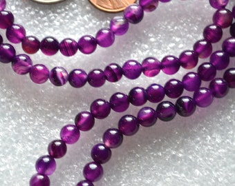 108 Mala Beads Jade Purple Handmade Necklace -Brings Mercy, Unselfishness, Manifestation. Helps getting rid from Anxiety, Depression,Tension