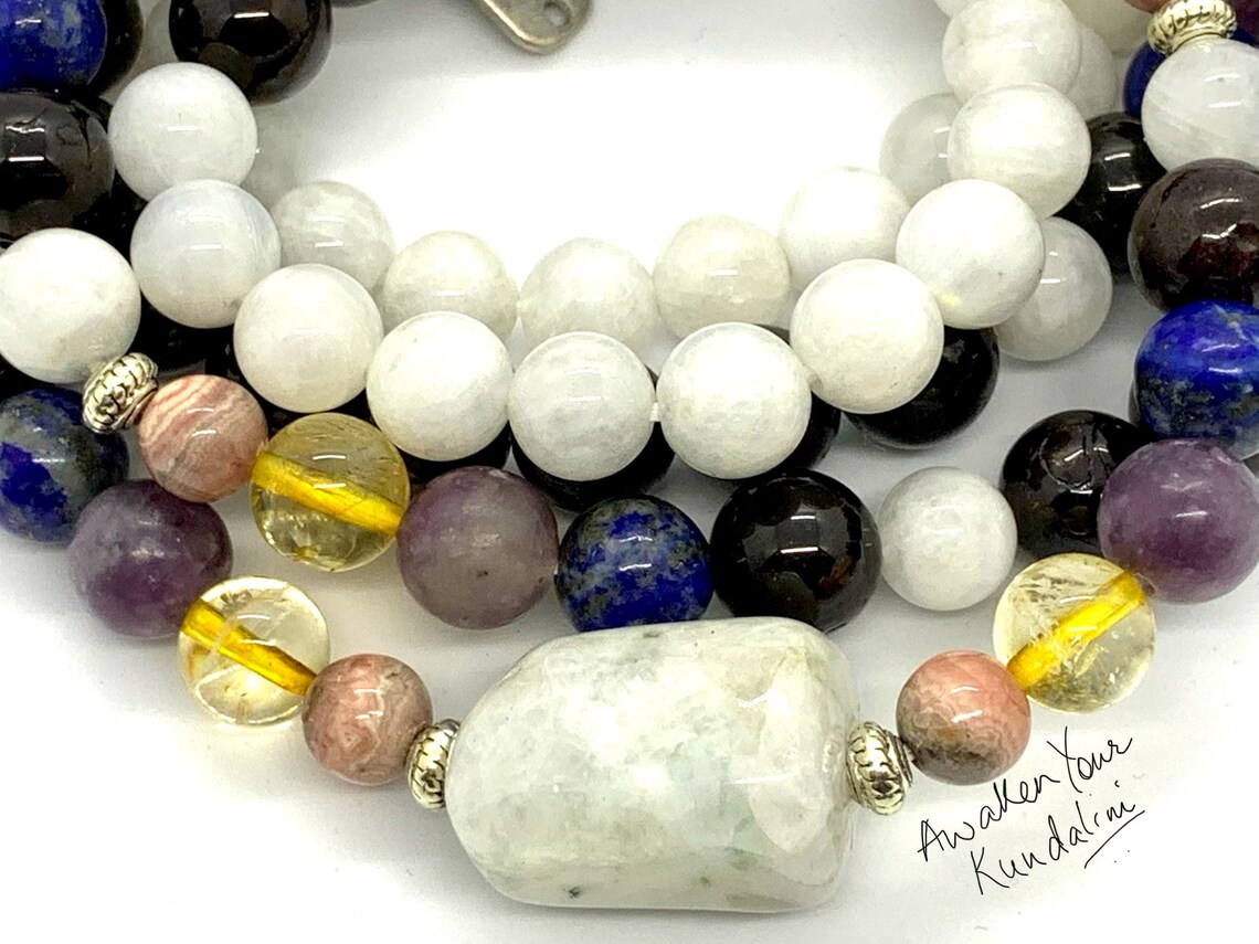 Crystals for Menopause Necklace Wrap Bracelet Crystal Healing Etsy