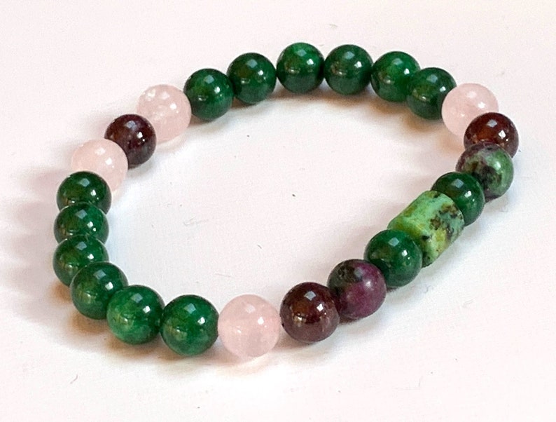 Crystals of Love to Attract Love Bracelet Heart Chakra Etsy