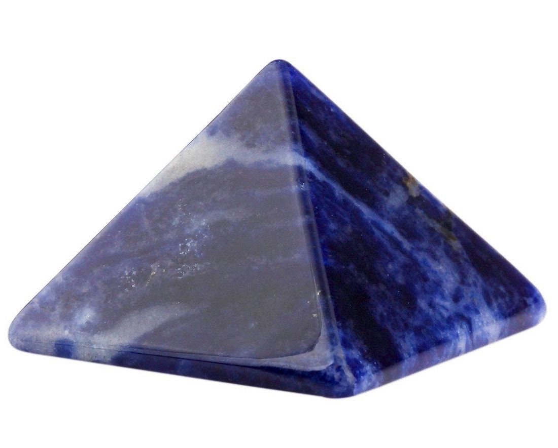 Sodalite Chakra Pyramid Reiki Healing Crystals and Stones | Etsy