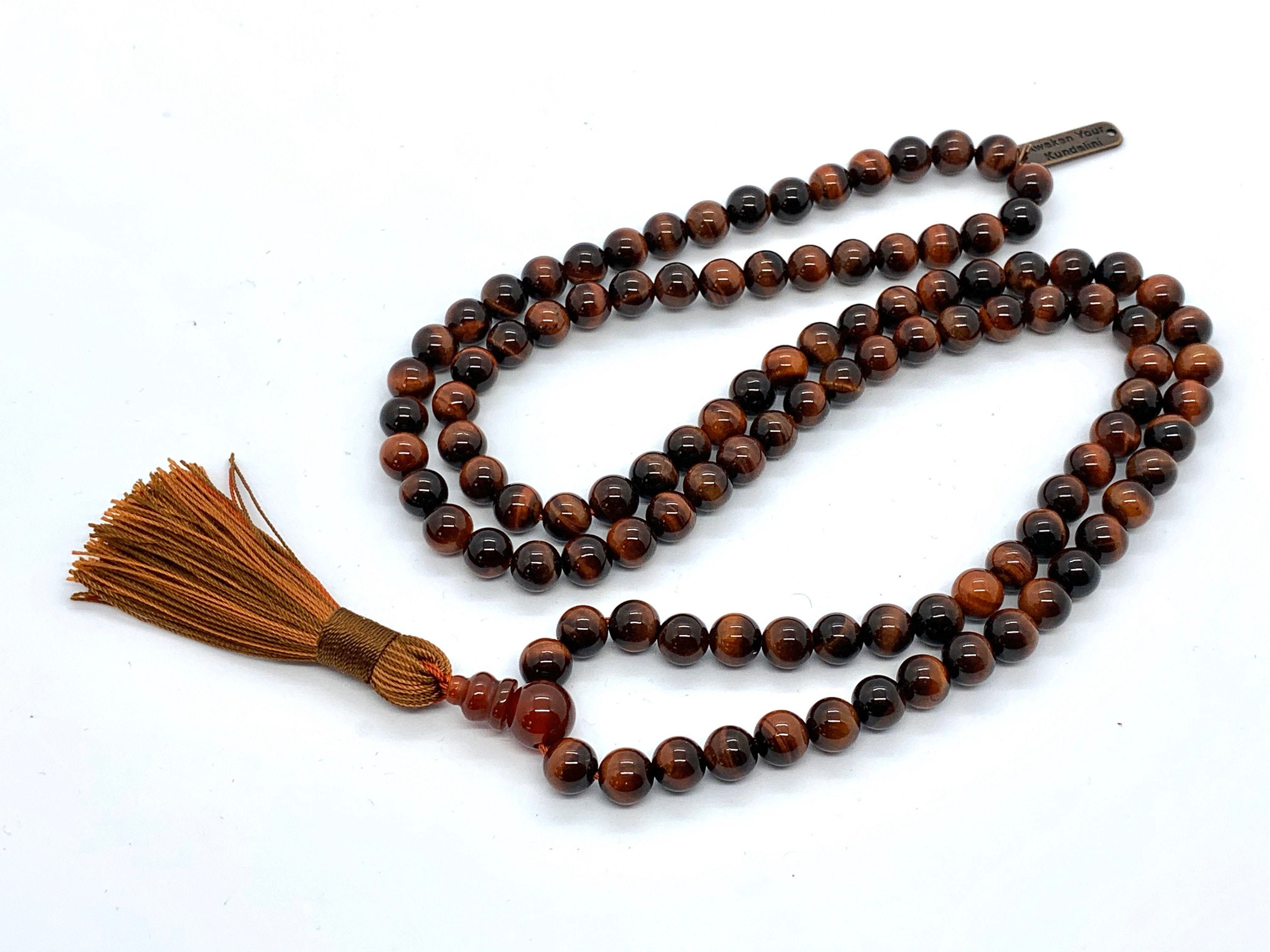 Buy Triple Protection 108 Beads Tiger Eye Mala, Hematite Necklace, Obsidian  Mala, Mixed Stone Necklace, Triple Protection Crystal Necklace Online in  India - Etsy