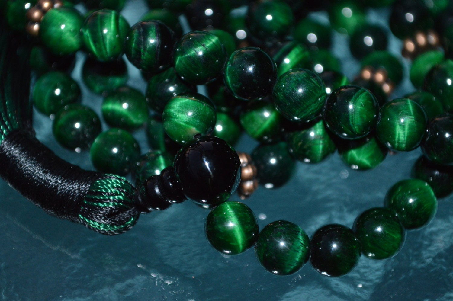 Green tiger 2024 eye necklace