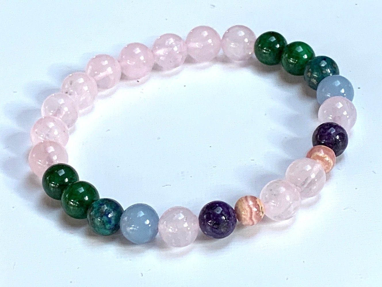 Rose Quartz Crystal Bracelet | Love, Self-Love, & Healing – Crystal Charm  Shop