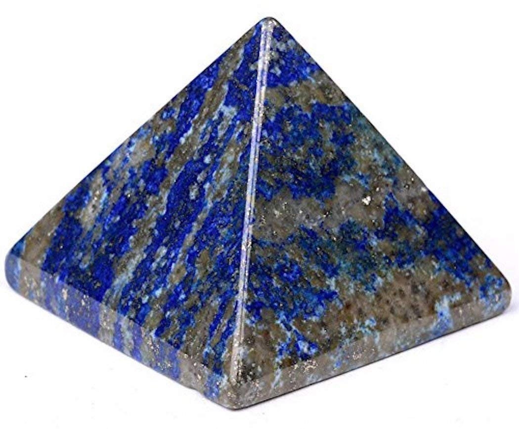 Lapis Lazuli crystal pyramid Energized & Charged Gemstone Chakra ...