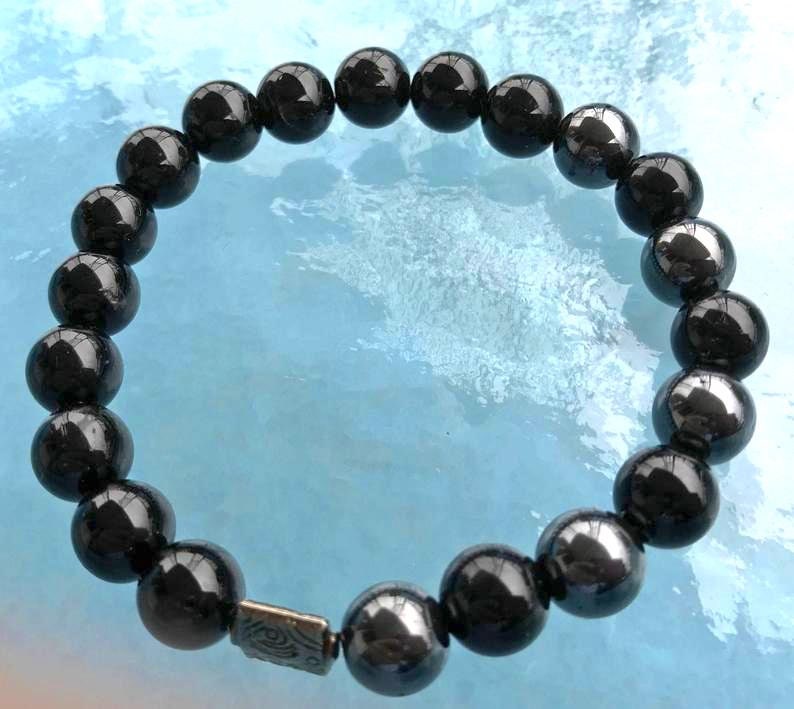 hematite and tourmaline