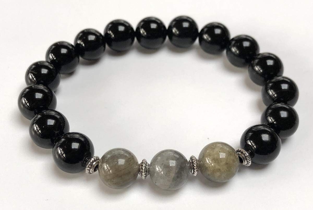 Black Tourmaline and Labradorite for Negative Energy Protection – Rock My  Zen