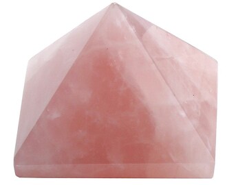 Healing Rose Quartz Pyramids Crystals Chakra Energy Generator Energized & Reiki Charged, Reiki healing, Healing Rose Quartz Pyramid for love