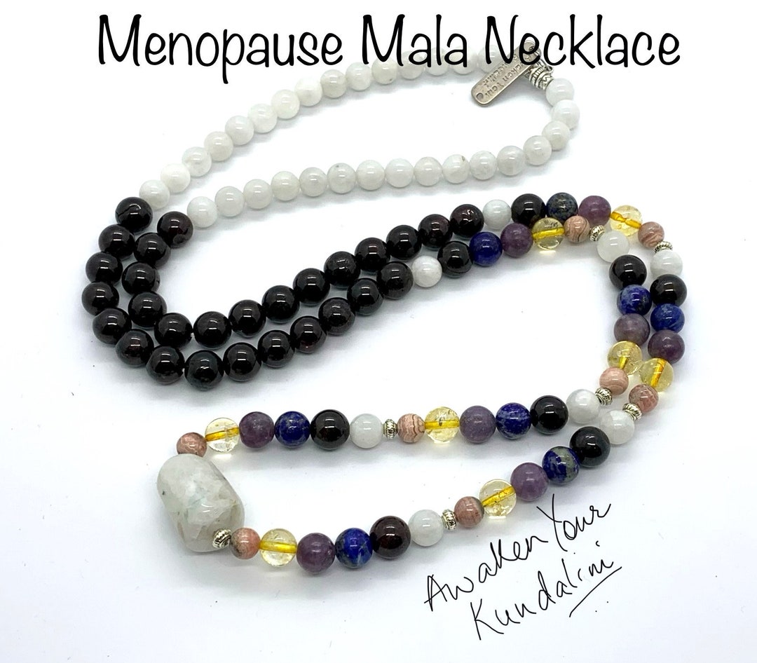 Crystals for Menopause Necklace Wrap Bracelet Crystal Healing Etsy