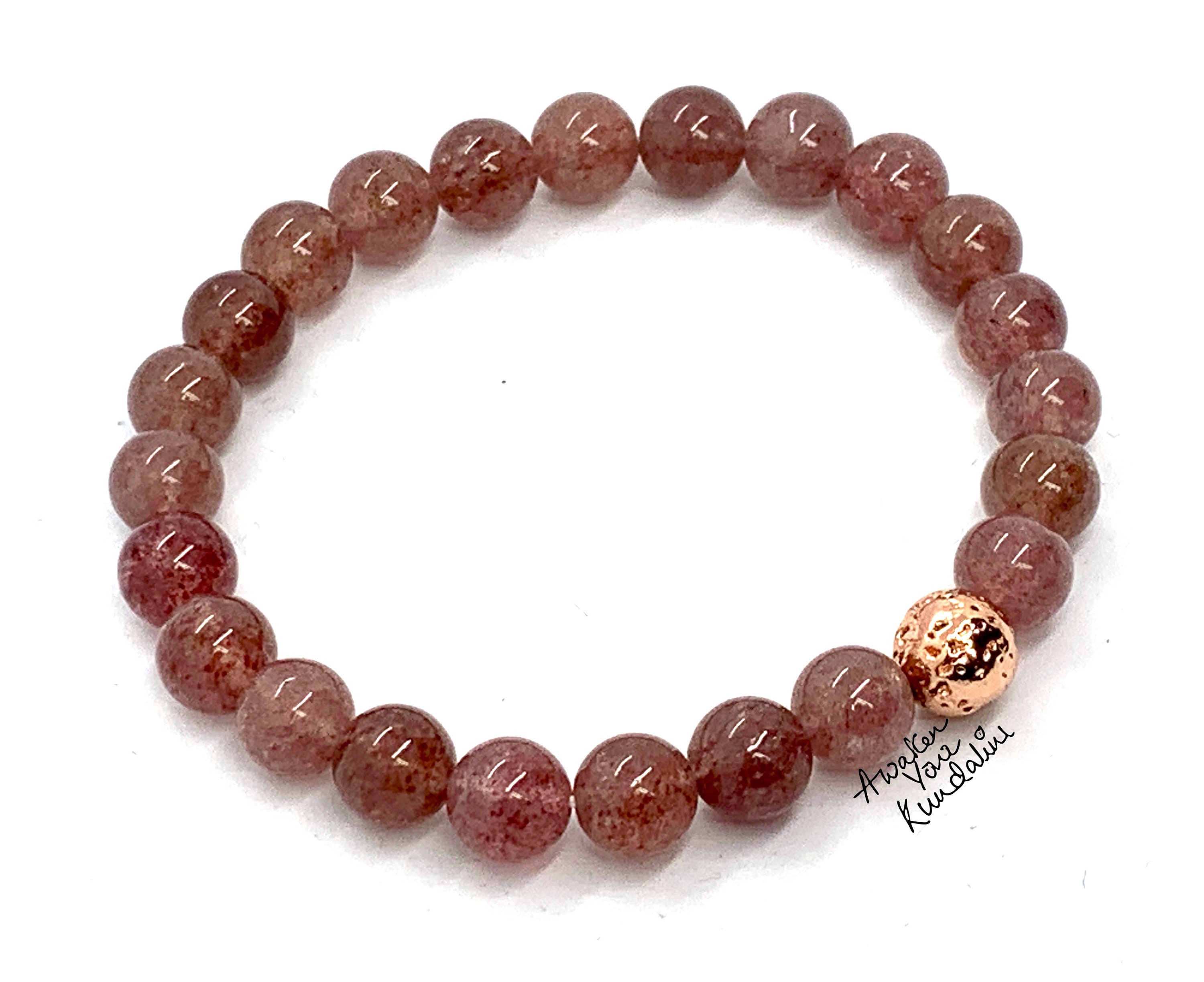 Genuine strawberry quartz deals